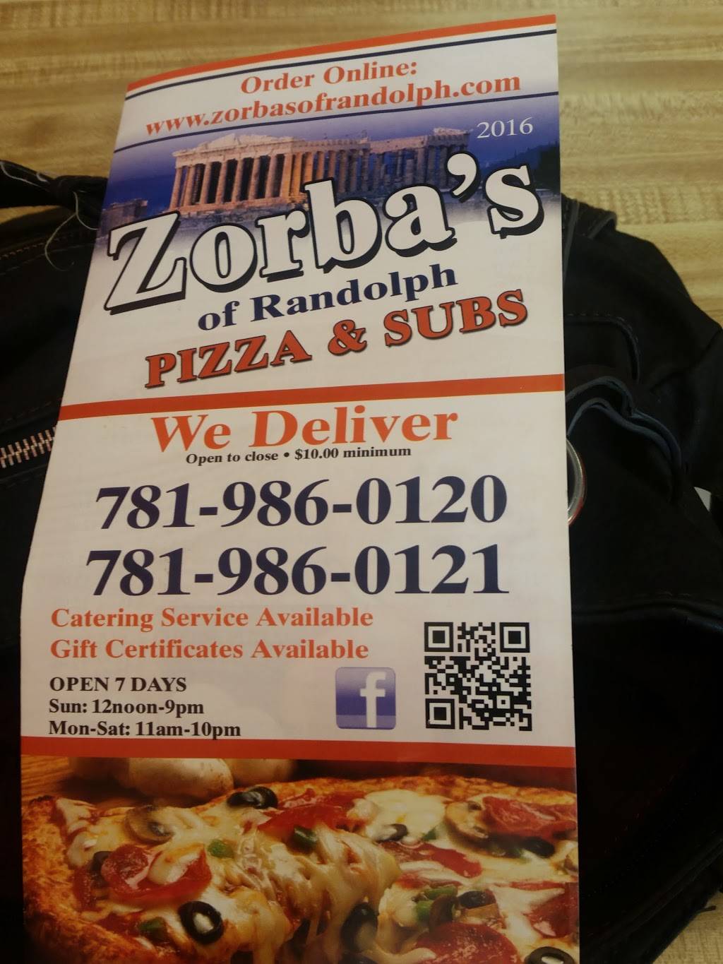 Zorbas Pizza | restaurant | 39 N Main St, Randolph, MA 02368, USA | 7819860120 OR +1 781-986-0120