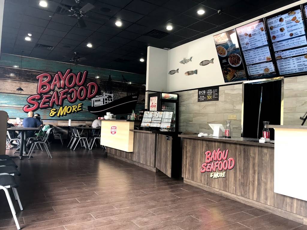 Bayou Seafood & More | restaurant | 10040 Veterans Memorial Dr #200, Houston, TX 77038, USA | 2817414520 OR +1 281-741-4520