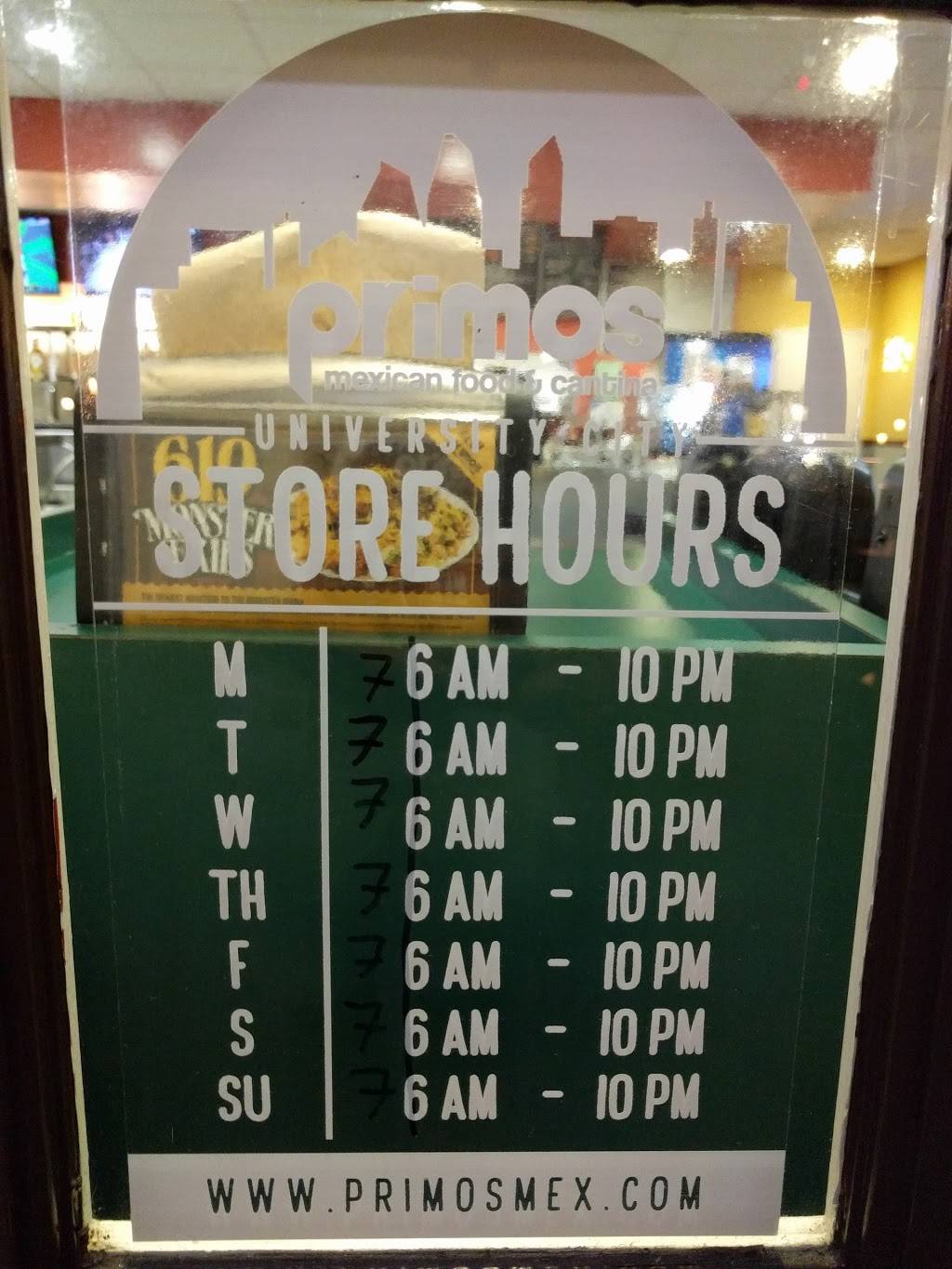 Primos Mexican Food | restaurant | 3232 Governor Dr, San Diego, CA 92122, USA | 8584124688 OR +1 858-412-4688