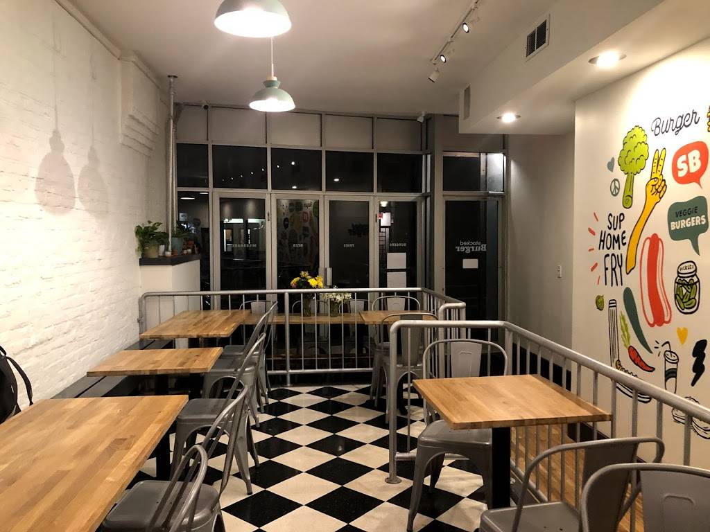 Stocked Burger | restaurant | 663 Washington Ave, Brooklyn, NY 11238, USA | 7188725304 OR +1 718-872-5304