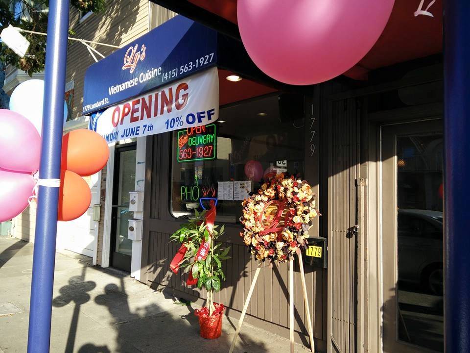Lys Vietnamese Cuisine | restaurant | 1779 Lombard St, San Francisco, CA 94123, USA | 4155631927 OR +1 415-563-1927