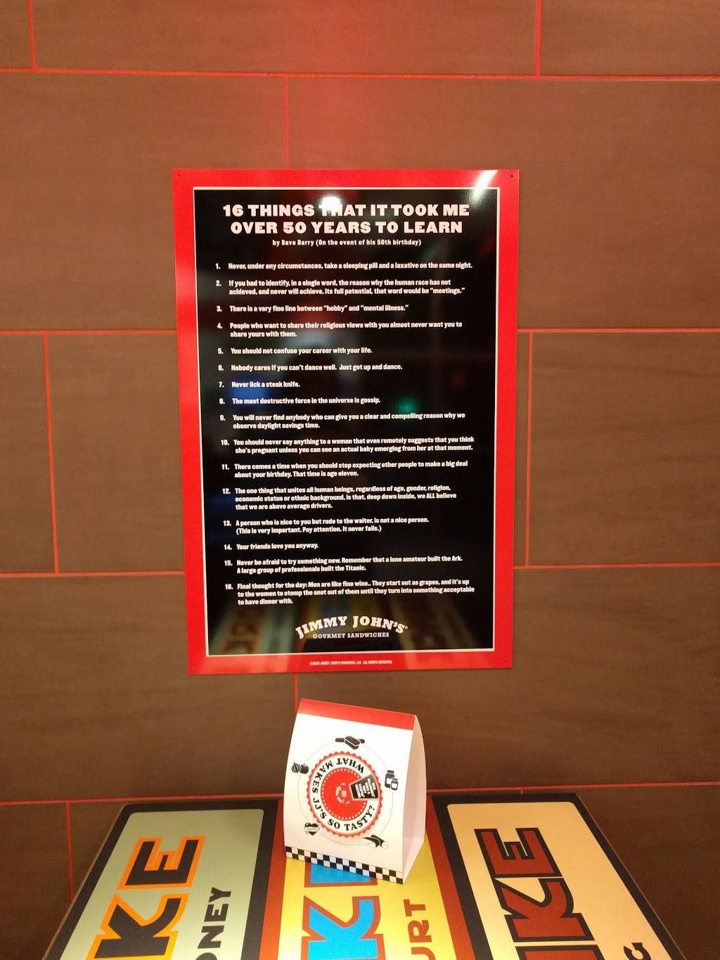 Jimmy Johns | meal delivery | 3670 N Atlantic Ave Ste. A, Cocoa Beach, FL 32931, USA | 3216130500 OR +1 321-613-0500