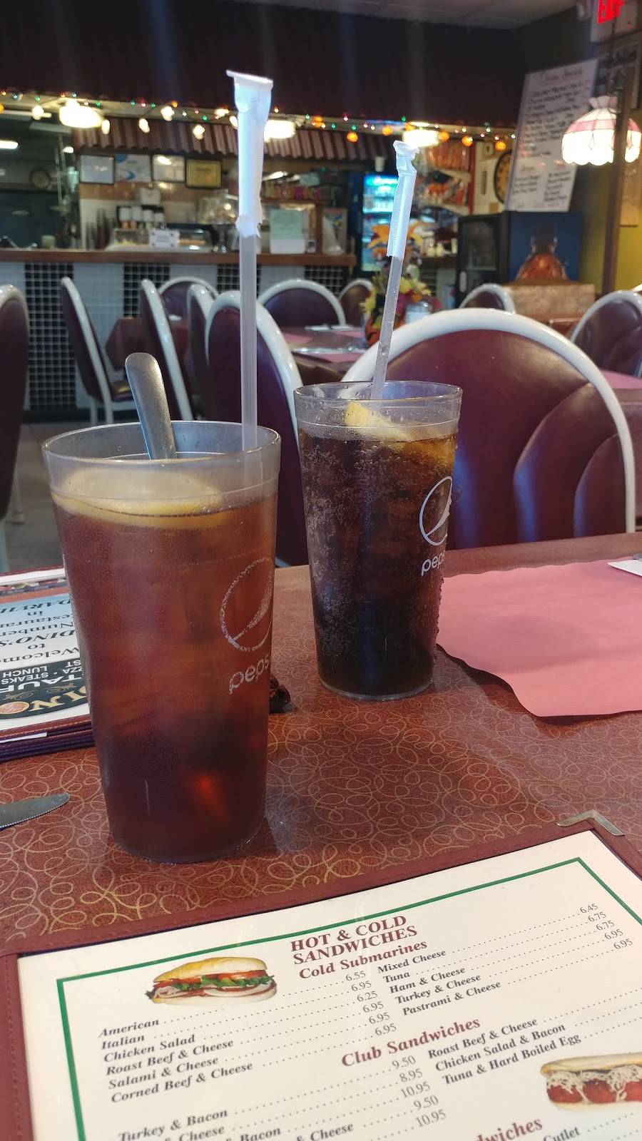 Dinos Pizzeria & Restaurant | restaurant | 350 Main St, Cedarville, NJ 08311, USA | 8564475363 OR +1 856-447-5363