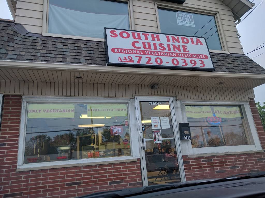 South India Cuisine | restaurant | 6110 Mayfield Rd, Mayfield Heights, OH 44124, USA | 4407200393 OR +1 440-720-0393