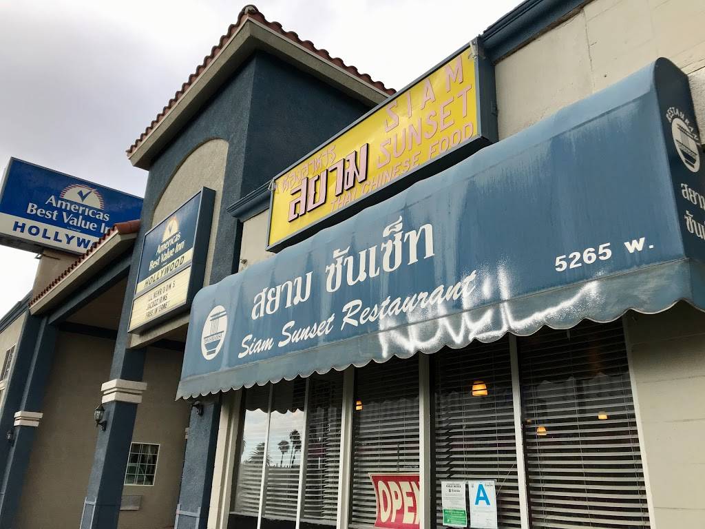 Siam Sunset | restaurant | 5265 Sunset Blvd, Los Angeles, CA 90027, USA | 3234678935 OR +1 323-467-8935