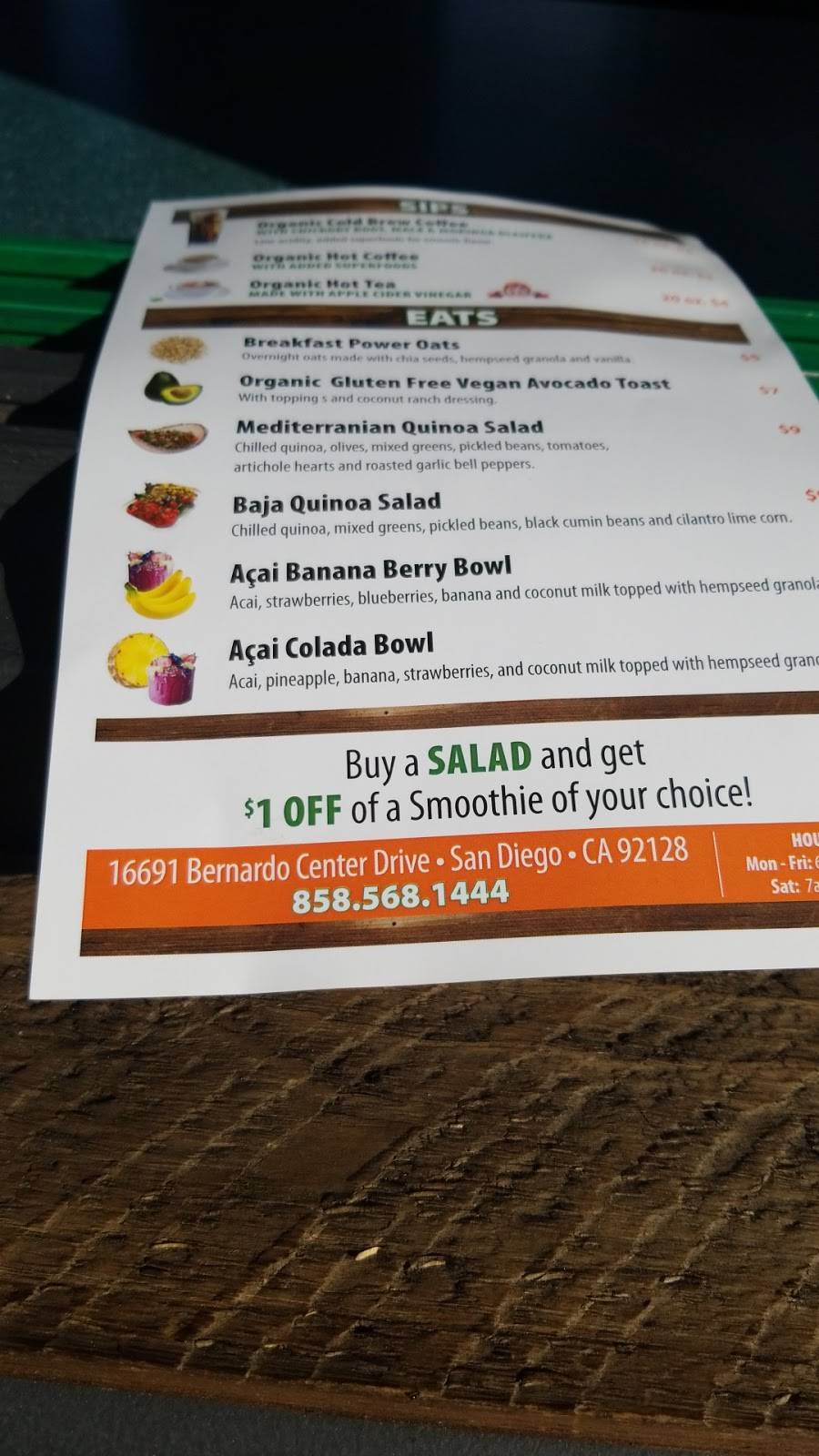 Greens Please | restaurant | Poway, CA 92064, USA | 8588421001 OR +1 858-842-1001