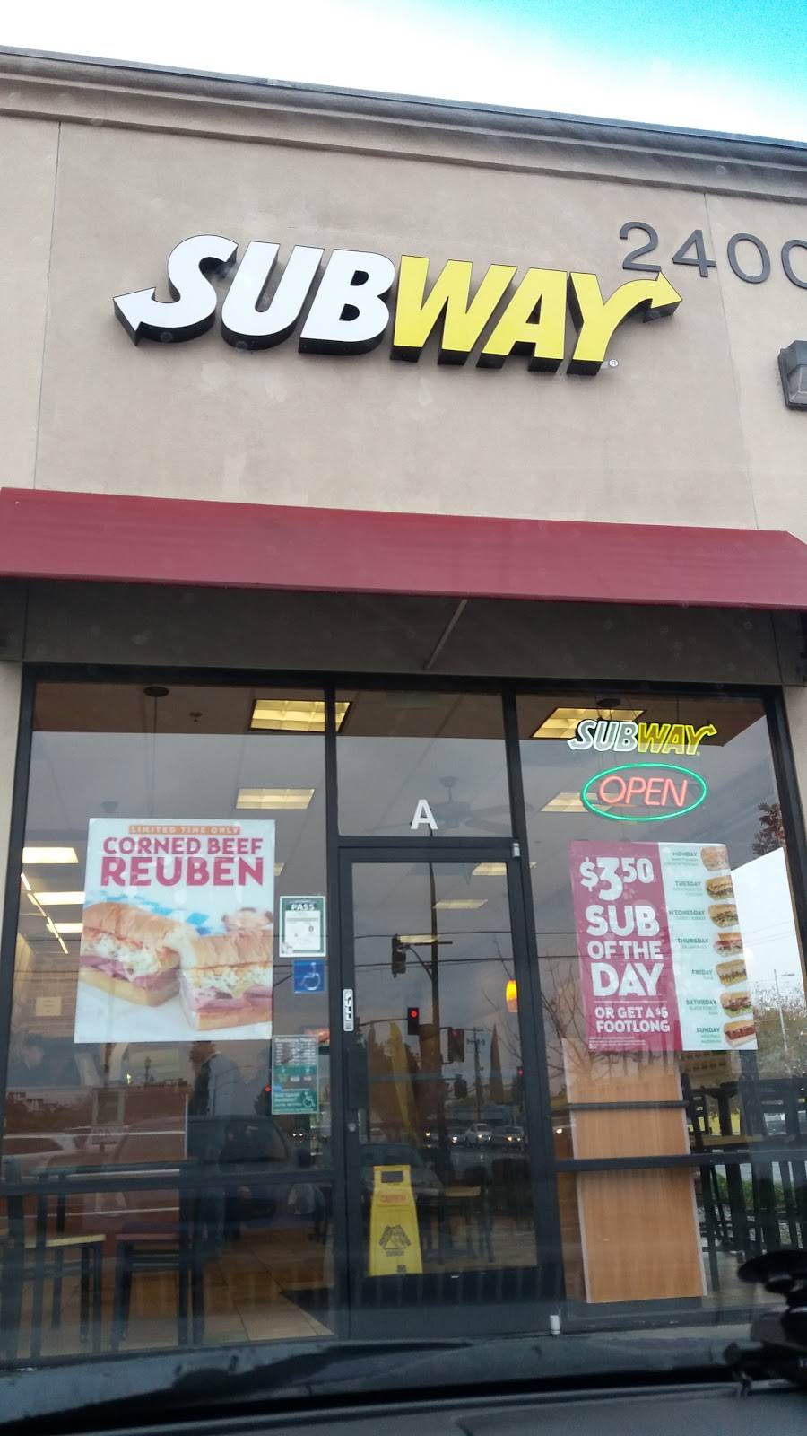 Subway | restaurant | 2400 Florin Rd Suite A, Sacramento, CA 95822, USA | 9163952400 OR +1 916-395-2400