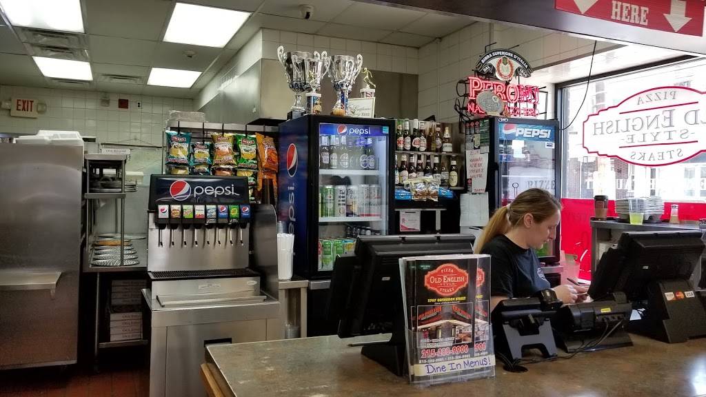 Old English Pizza | restaurant | 2765 Orthodox St, Philadelphia, PA 19137, USA | 2152889900 OR +1 215-288-9900