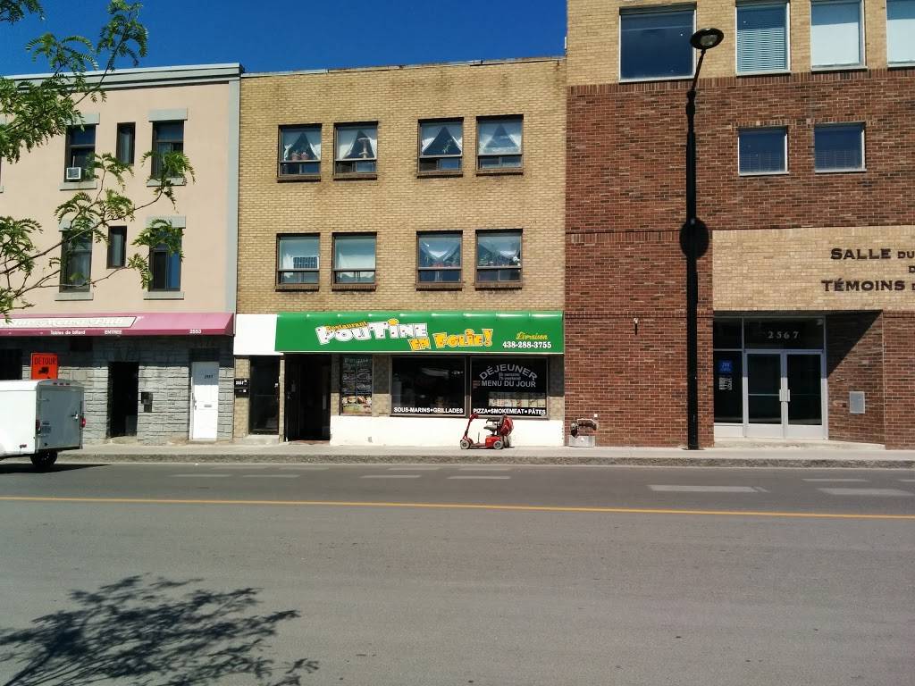 Poutine En Folie | restaurant | 2563 Rue Ontario E, Montréal, QC H2K 1W6, Canada | 4383832221 OR +1 438-383-2221