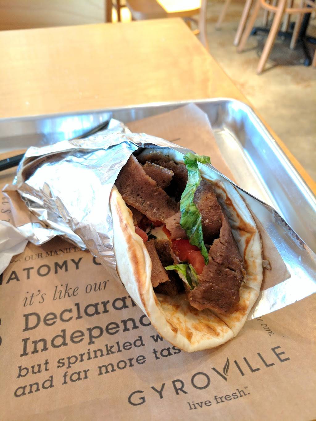 Gyroville | restaurant | 11033 Pines Blvd, Pembroke Pines, FL 33025, USA | 7548163550 OR +1 754-816-3550