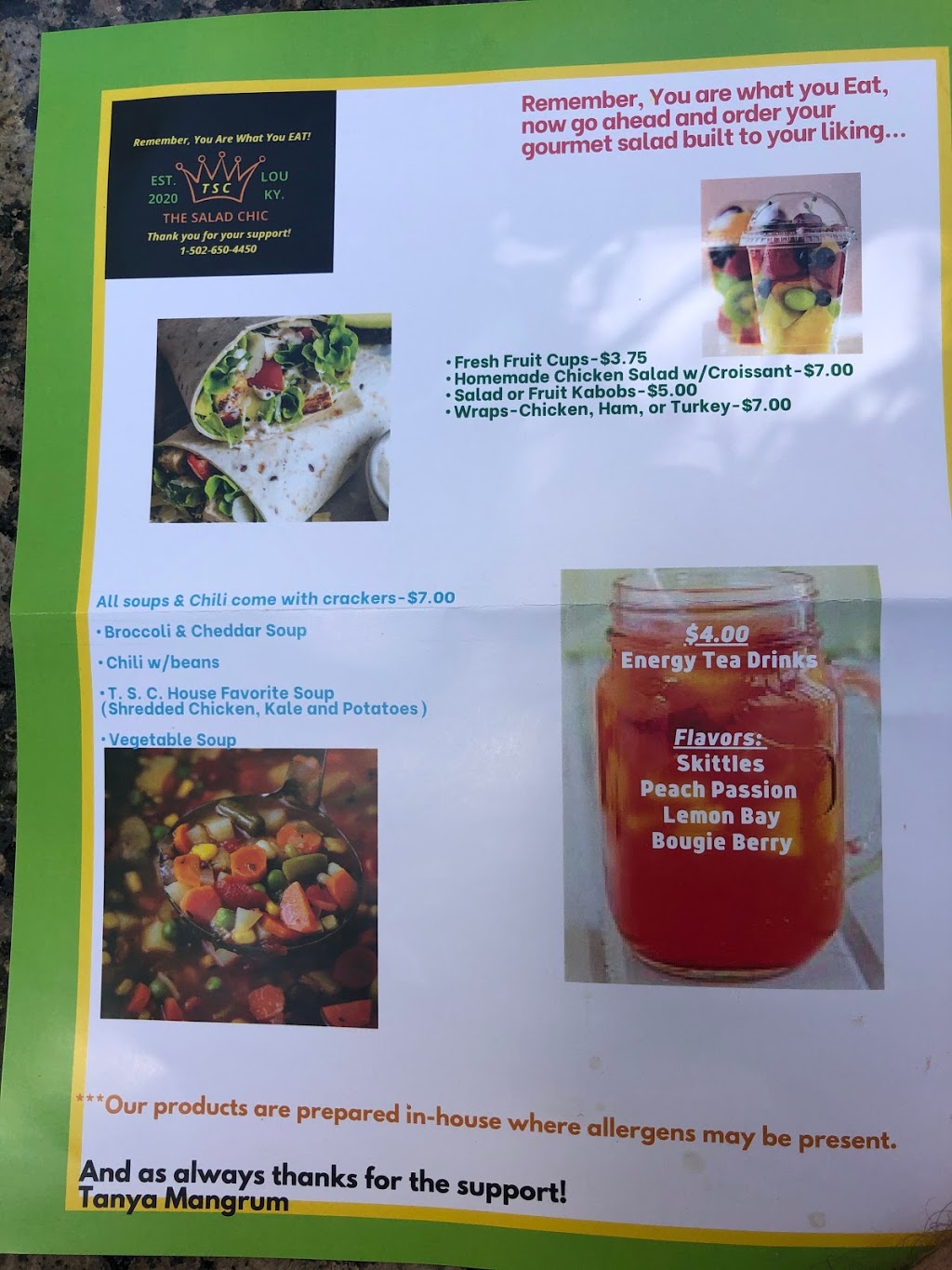 The Salad Chic | restaurant | 428 W Market St, Louisville, KY 40202, USA | 5026504450 OR +1 502-650-4450