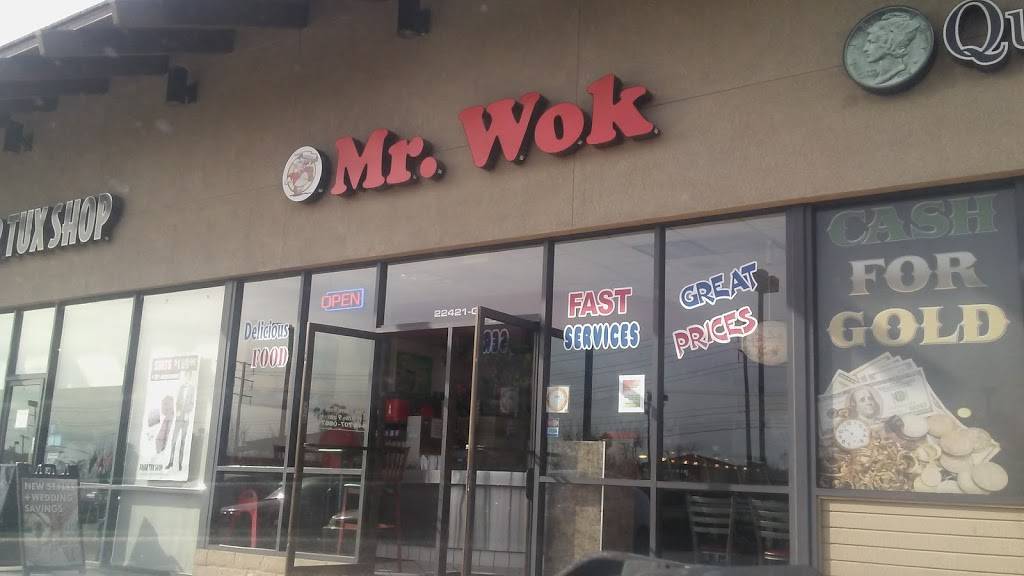 Mr Wok | restaurant | 22421 El Toro Rd G, Lake Forest, CA 92630, USA | 9497070867 OR +1 949-707-0867