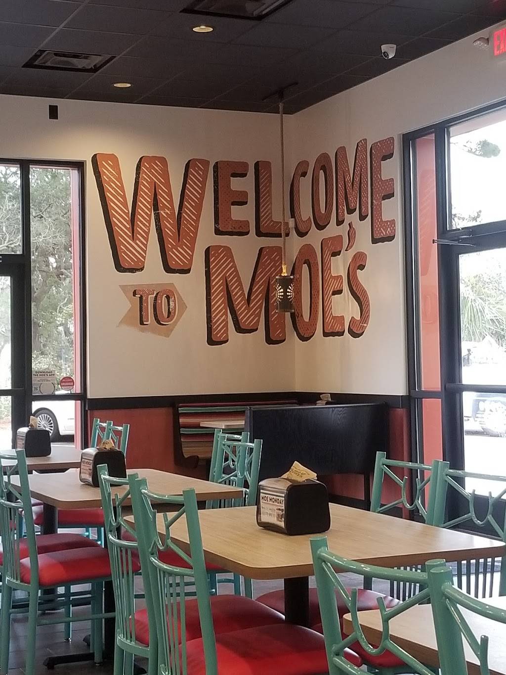 Moes Southwest Grill | restaurant | 1685 US Highway 1 South, St. Augustine, FL 32084, USA | 9045060010 OR +1 904-506-0010