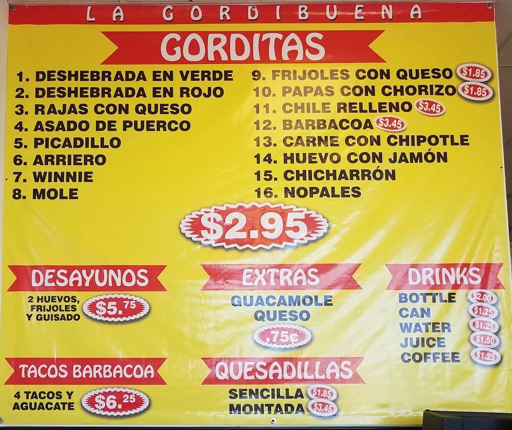 La Gordibuena Edgemere | restaurant | 12420 Edgemere Blvd Suite #103, El Paso, TX 79938, USA | 9153040075 OR +1 915-304-0075