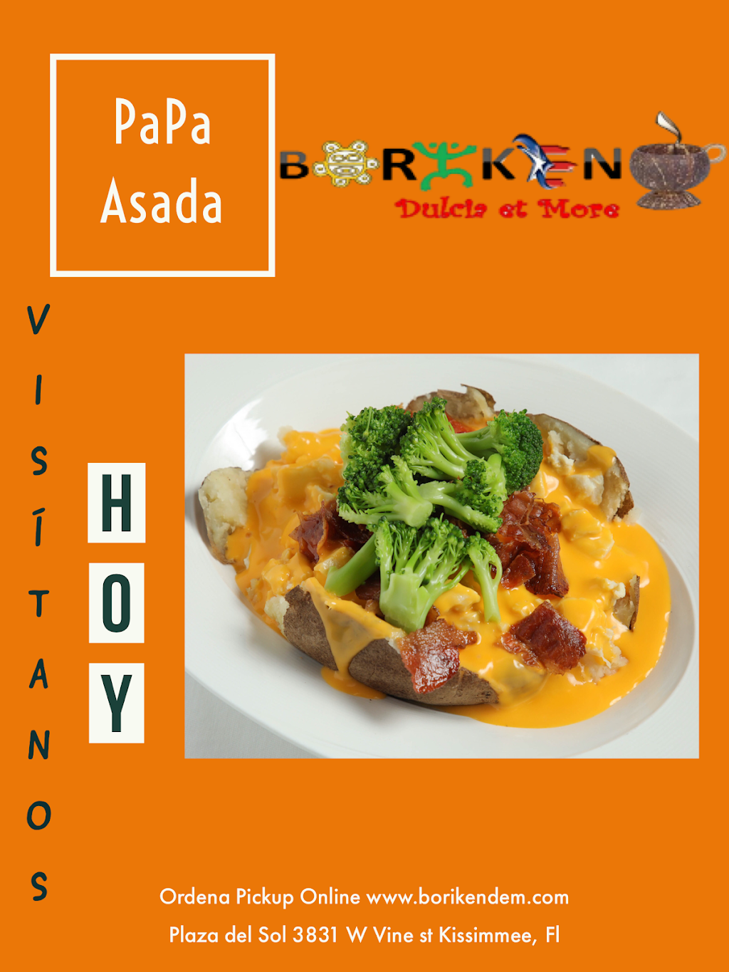 Boriken Dulcia et More | cafe | 3831 W Vine St, Kissimmee, FL 34741, USA | 4072446580 OR +1 407-244-6580