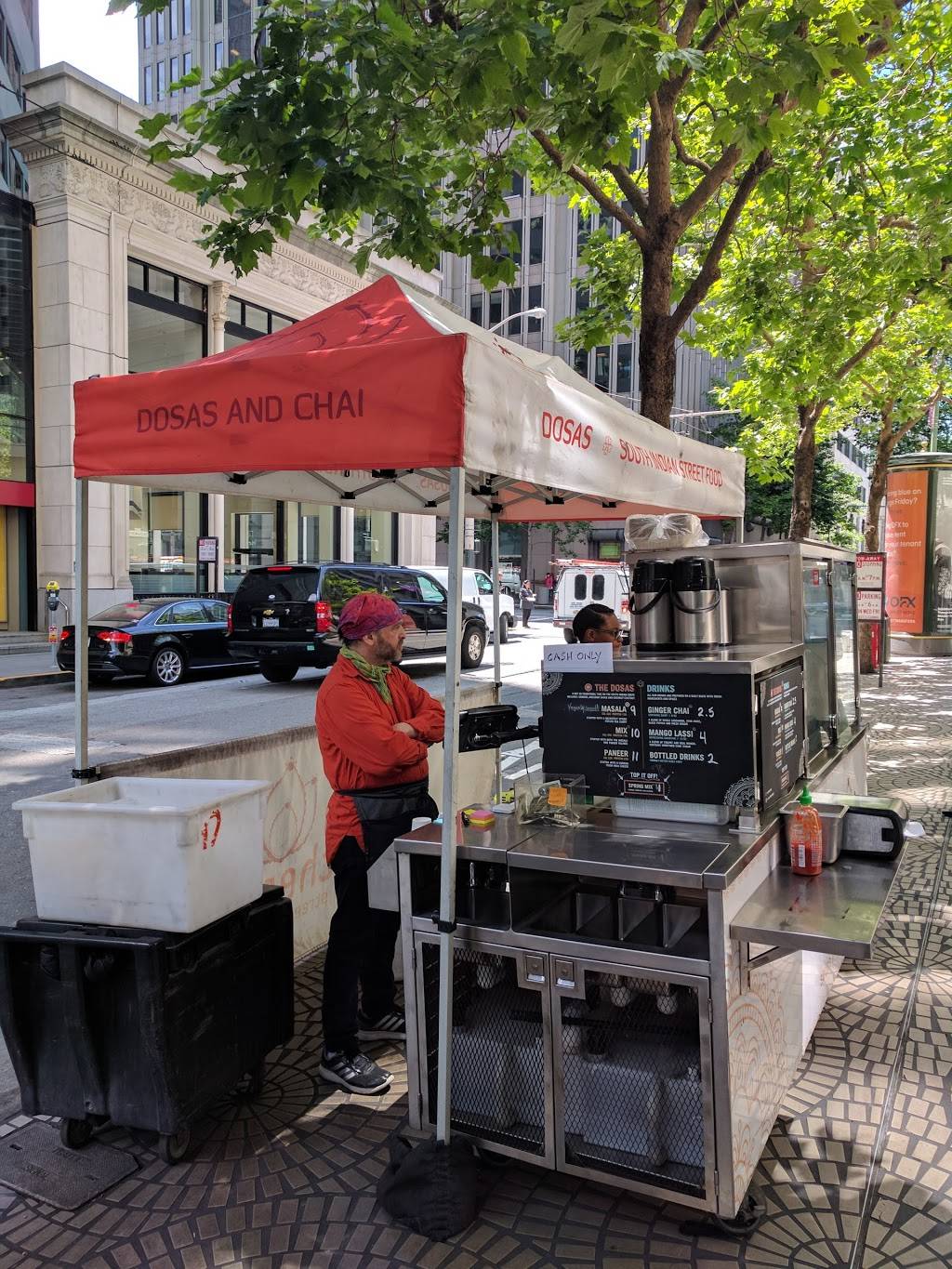 The Dosa Brothers: Embarcadero 1 | meal takeaway | 350 Sacramento St, San Francisco, CA 94111, USA | 4153436242 OR +1 415-343-6242