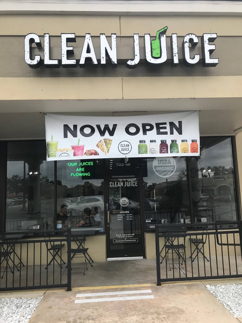 Clean Juice | restaurant | 7512 Dr Phillips Blvd Suite 60, Orlando, FL 32819, USA | 4077764966 OR +1 407-776-4966