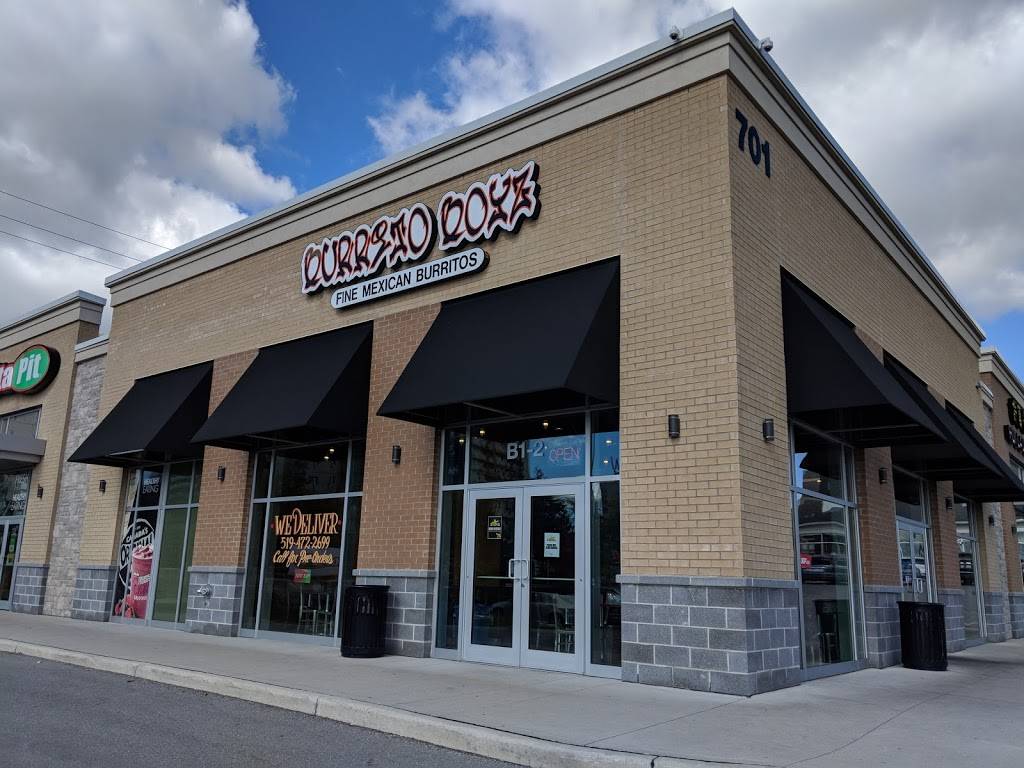 Burrito Boyz | meal takeaway | 701 Wonderland Rd #2, London, ON N6H 0H8, Canada | 5194722699 OR +1 519-472-2699
