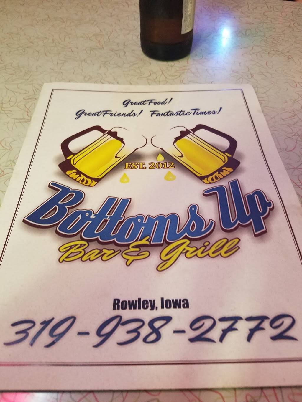 Bottoms Up Bar & Grill | restaurant | 115 Ely St, Rowley, IA 52329, USA | 3199382772 OR +1 319-938-2772