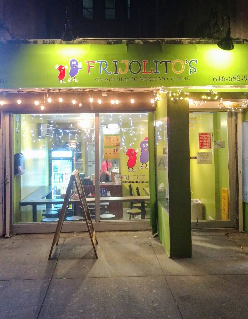 Frijolitos | restaurant | 3446 Broadway, New York, NY 10031, USA | 6466829033 OR +1 646-682-9033