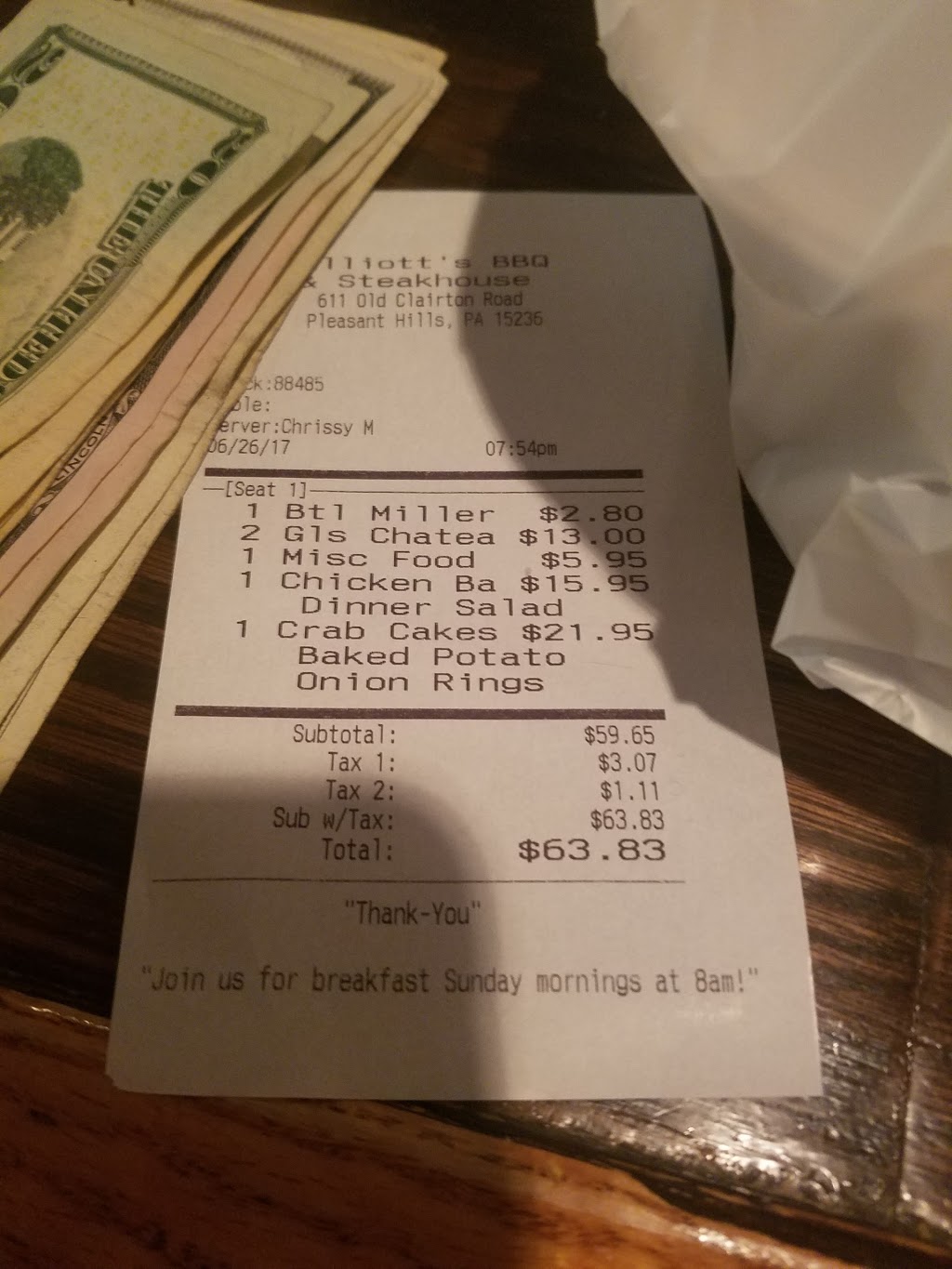 Elliotts BBQ and Steakhouse | restaurant | 611 Old Clairton Rd, Pleasant Hills, PA 15236, USA | 4126536440 OR +1 412-653-6440