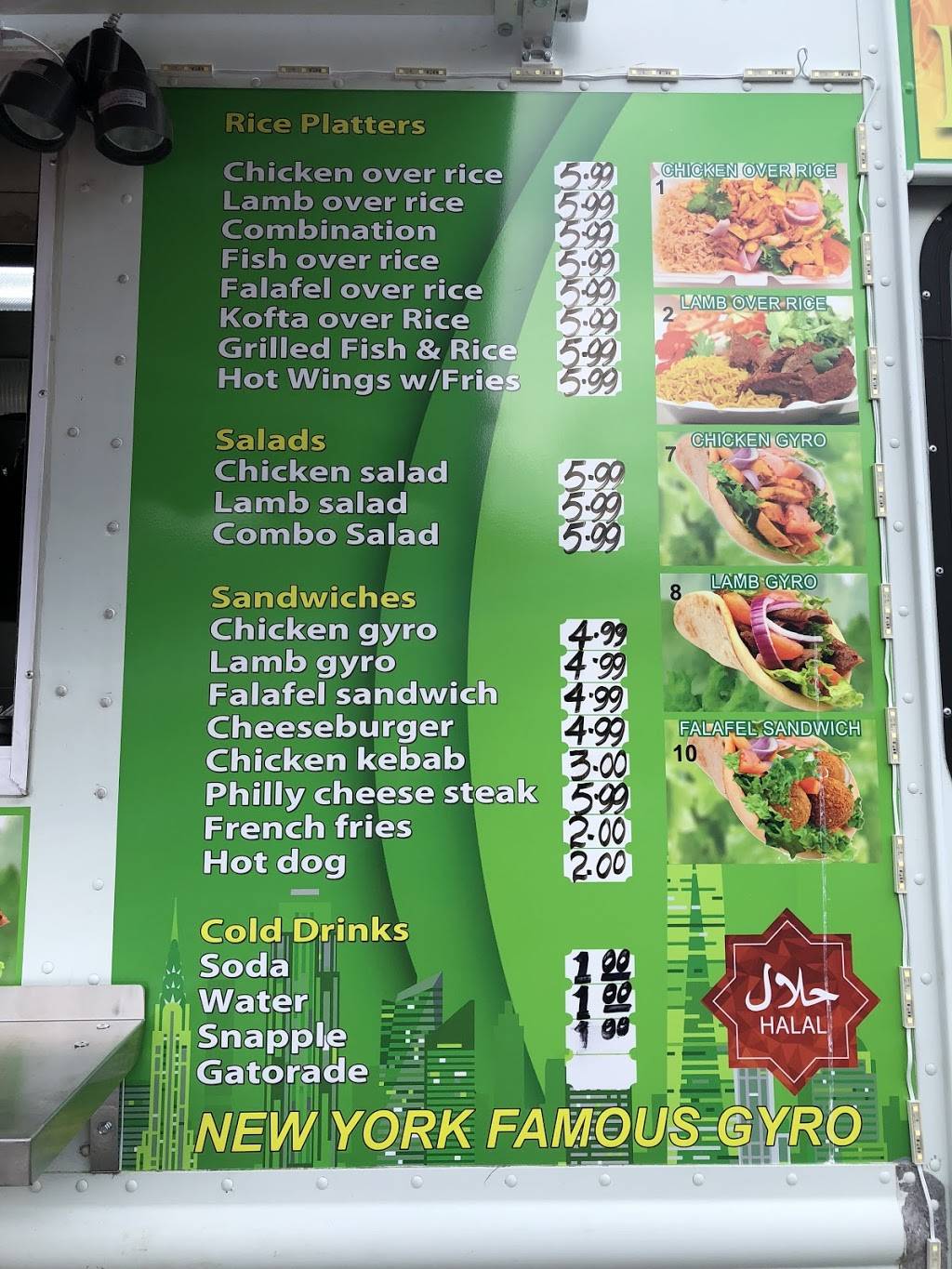 Haji’s Halal Food | restaurant | 131 Meriden Rd, Waterbury, CT 06705, USA | 5162700954 OR +1 516-270-0954