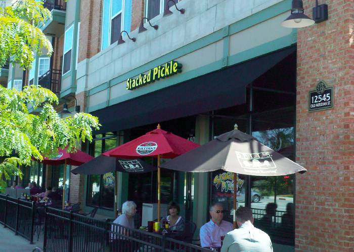 Stacked Pickle | restaurant | 12545 Old Meridian St #150, Carmel, IN 46032, USA | 3178444448 OR +1 317-844-4448