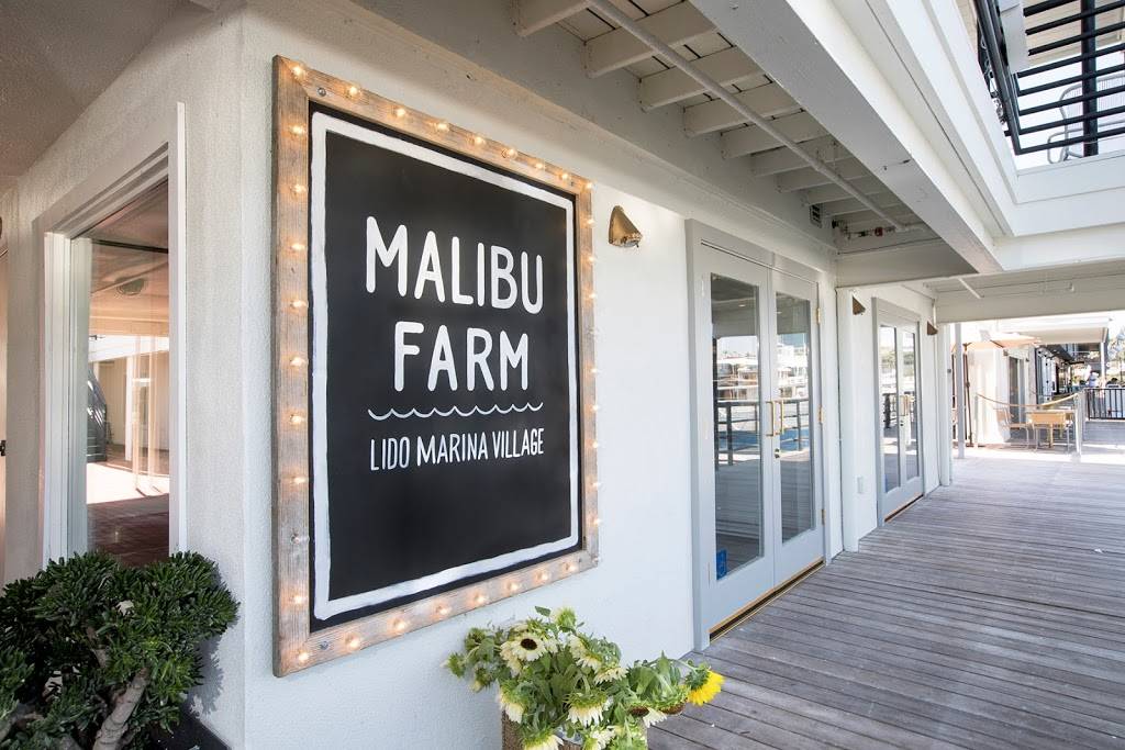 Malibu Farm Lido | restaurant | 3420 Via Oporto #101, Newport Beach, CA 92663, USA | 9497912096 OR +1 949-791-2096