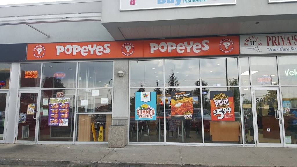 Popeyes | restaurant | 1 Rossland Rd W, Ajax, ON L1Z 1Z2, Canada | 2896601266 OR +1 289-660-1266