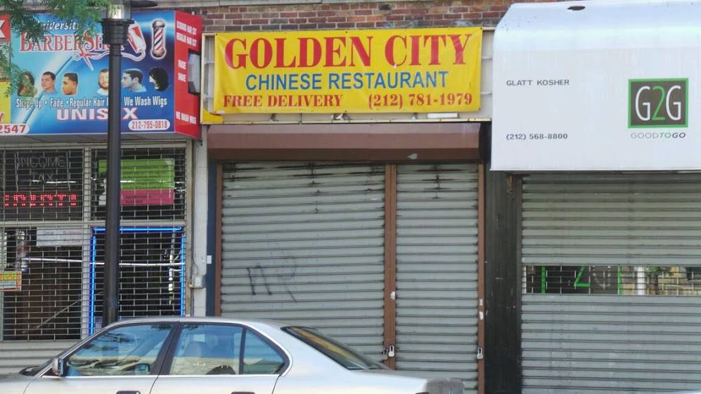 Golden City | restaurant | 2545 Amsterdam Ave, New York, NY 10033, USA | 2127811979 OR +1 212-781-1979