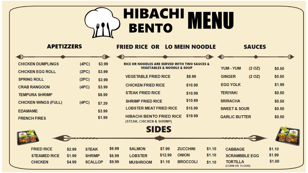 HIBACHI BENTO-LOCKBOURNE RD | restaurant | 1928 Lockbourne Rd, Columbus, OH 43207, USA | 6144431766 OR +1 614-443-1766