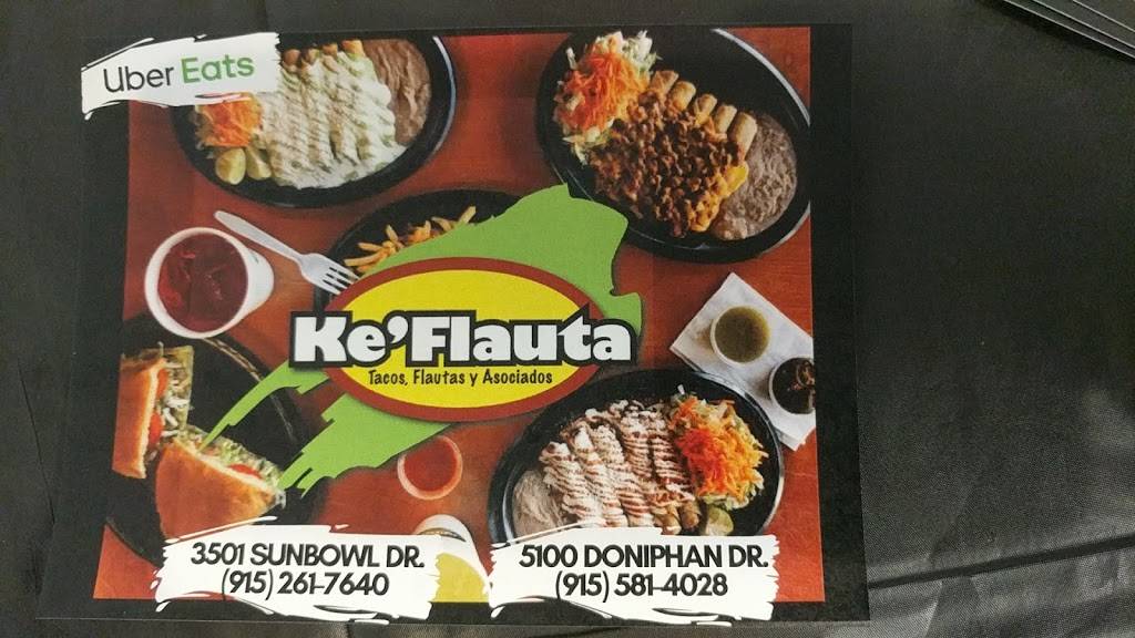 Ke Flauta | restaurant | 3501 Sun Bowl Dr, El Paso, TX 79902, USA | 9152617640 OR +1 915-261-7640