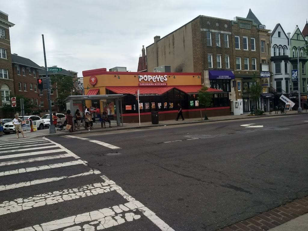 Popeyes Louisiana Kitchen | restaurant | 1742 Columbia Rd NW, Washington, DC 20009, USA | 2028496367 OR +1 202-849-6367