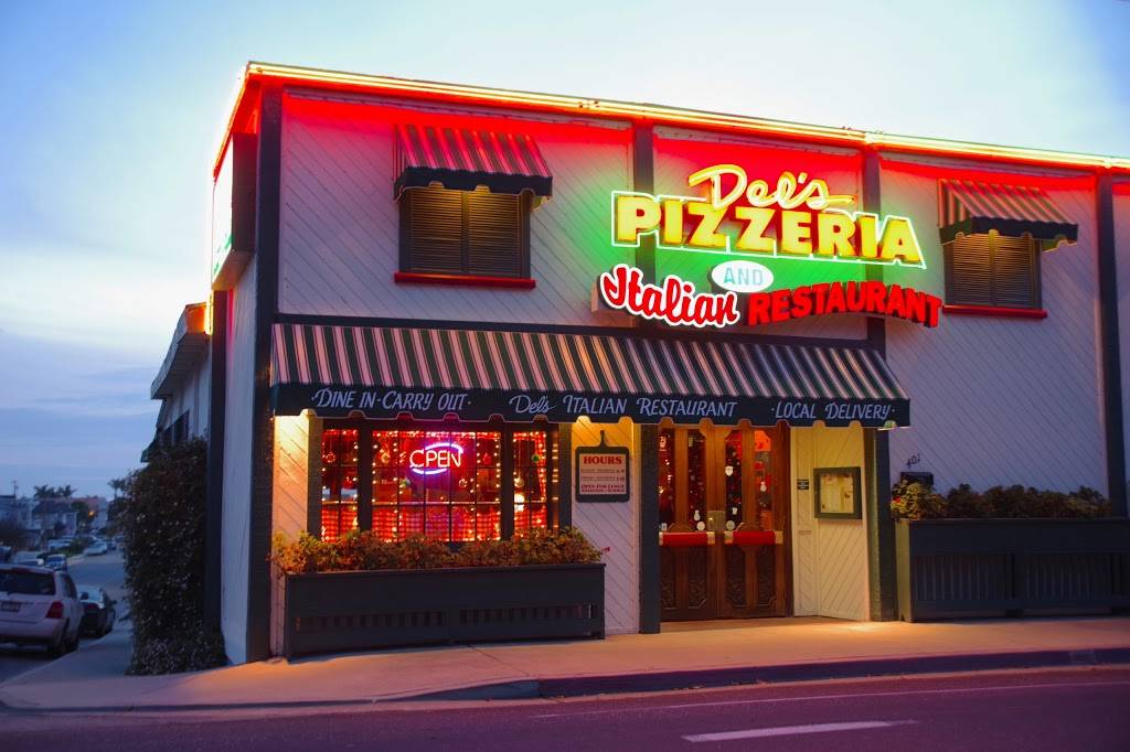 Dels Pizzeria | restaurant | 1101 Price St, Pismo Beach, CA 93449, USA | 8057734438 OR +1 805-773-4438