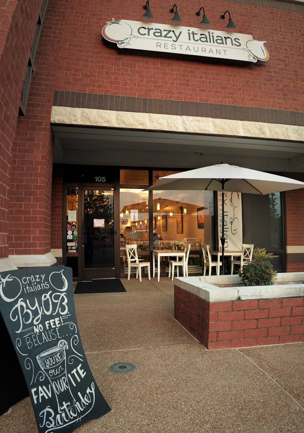 Crazy Italians Restaurant | restaurant | 1250 N Germantown Pkwy #105, Cordova, TN 38016, USA | 9013472449 OR +1 901-347-2449