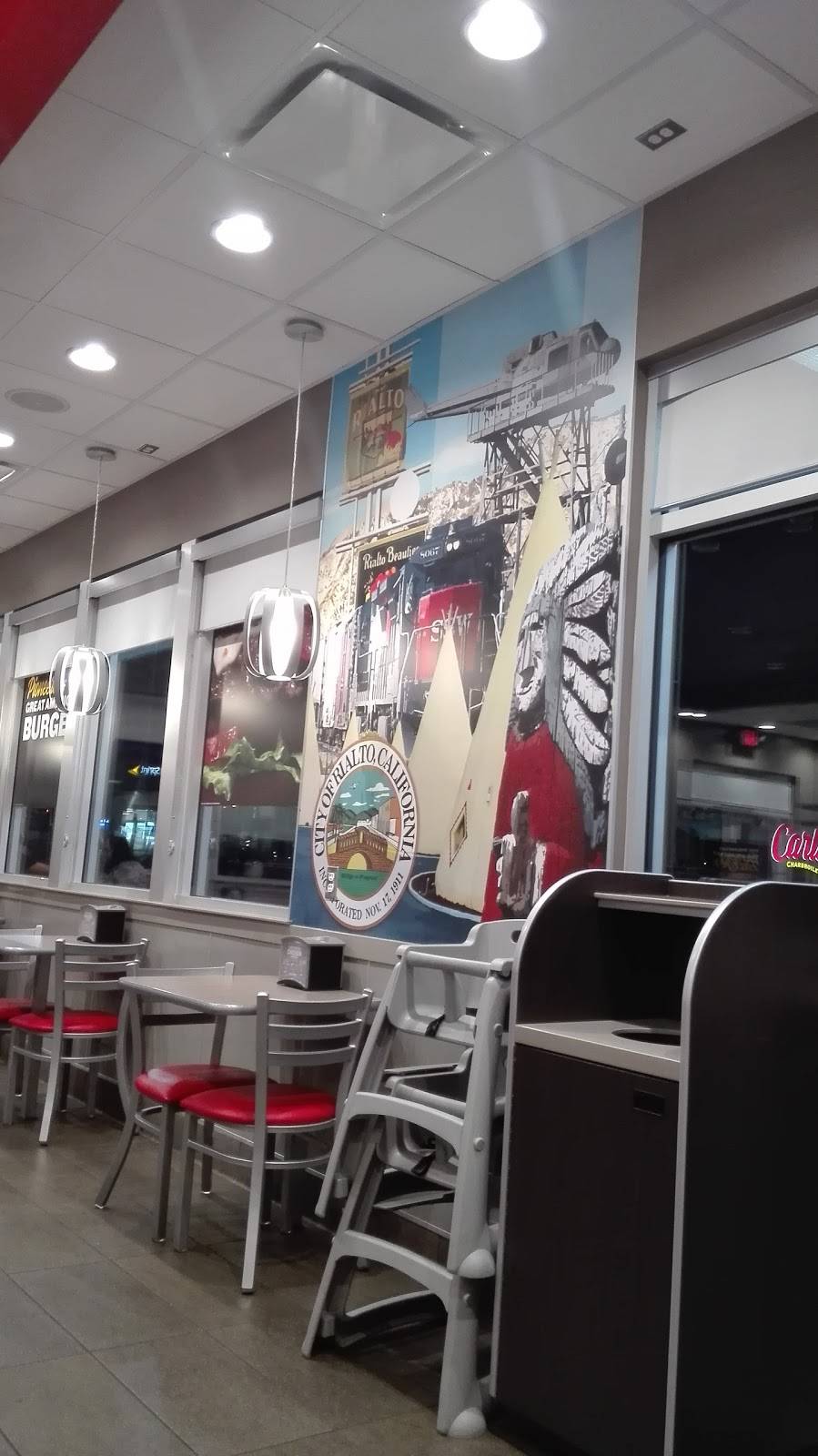 Carls Jr. | restaurant | 1334 S Riverside Ave, Rialto, CA 92376, USA | 9095620113 OR +1 909-562-0113