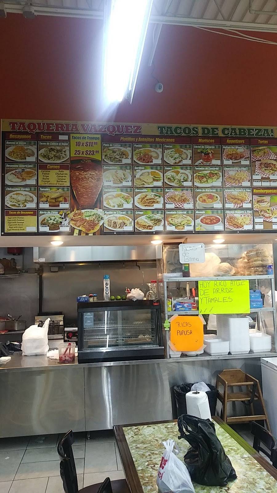 Taqueria Vazquez | restaurant | 2410 S Hampton Rd, Dallas, TX 75224, USA | 2144462822 OR +1 214-446-2822