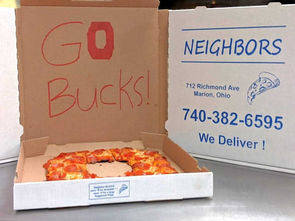Neighbors Pizza | restaurant | 712 Richmond Ave, Marion, OH 43302, USA | 7403826595 OR +1 740-382-6595