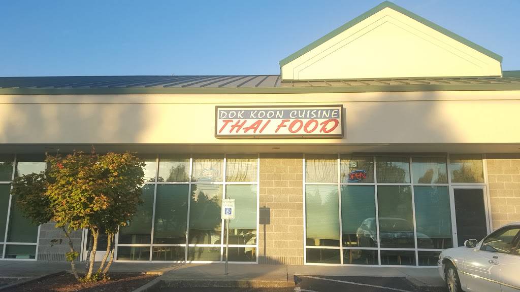 Dok Koon Thai Cuisine | restaurant | 3414 NE 52nd St, Vancouver, WA 98661, USA | 3607370936 OR +1 360-737-0936