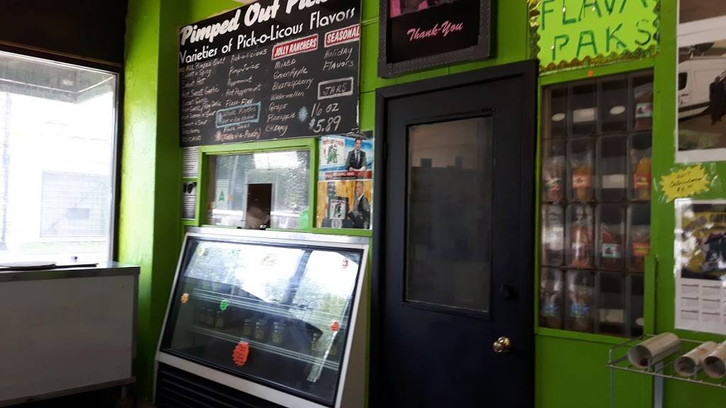 Pimped Out Pickles | restaurant | 2801 N Kingshighway Blvd, St. Louis, MO 63113, USA | 3144011807 OR +1 314-401-1807
