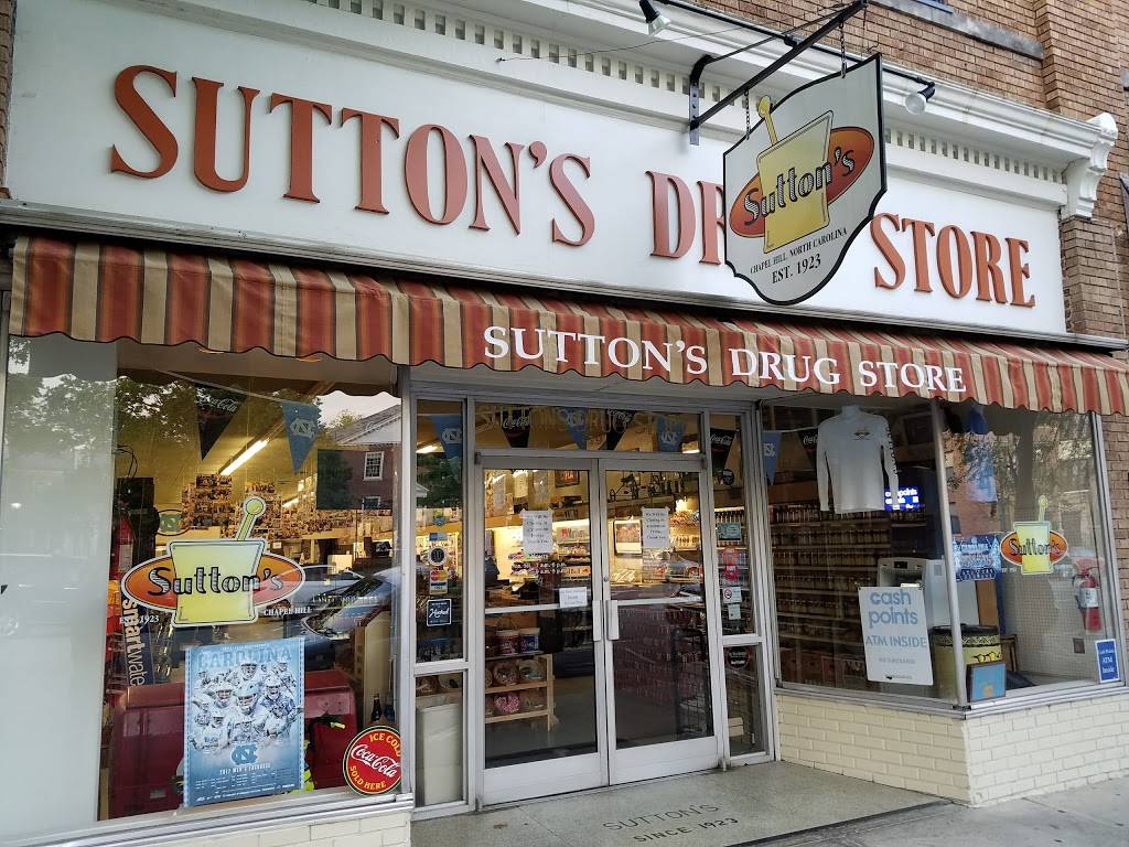 Suttons Drug Store | restaurant | 159 E Franklin St, Chapel Hill, NC 27514, USA | 9199425161 OR +1 919-942-5161