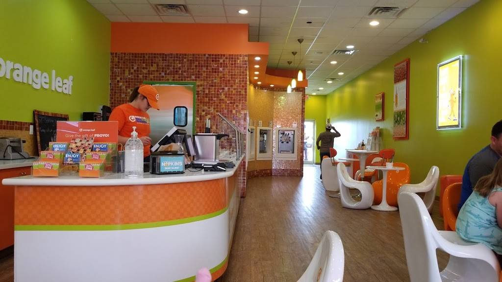 Orange Leaf | restaurant | 160 Creekside Way Ste 502, New Braunfels, TX 78130, USA | 8306089526 OR +1 830-608-9526