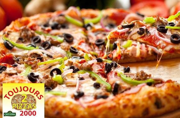 Toujours Deux Pizzas charlesbourg | restaurant | 6385 3e Av E, Québec, QC G1H 3K9, Canada | 4186215001 OR +1 418-621-5001