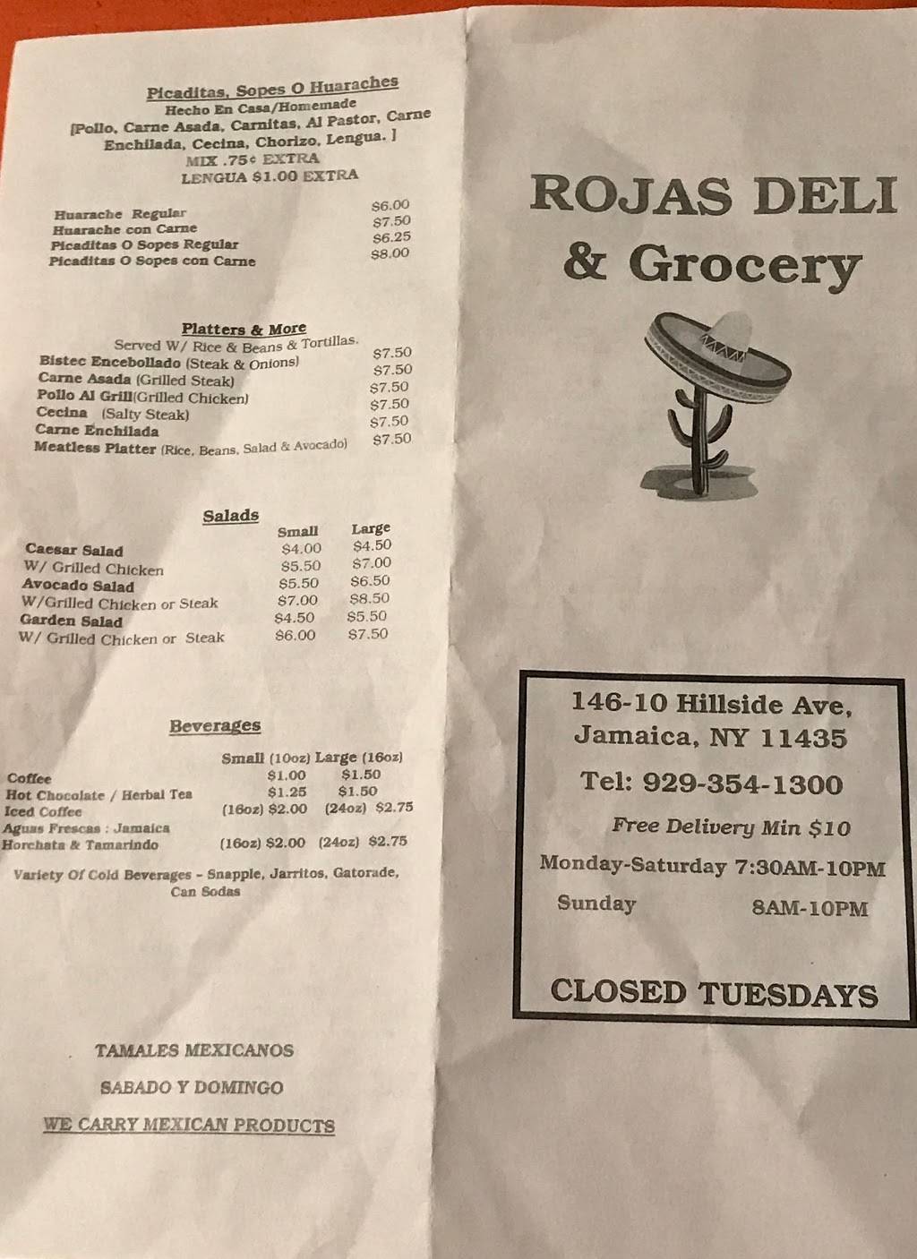 Rojas Deli Grocery | restaurant | 146-10 Hillside Avenue, Jamaica, NY 11435, USA | 9293541300 OR +1 929-354-1300