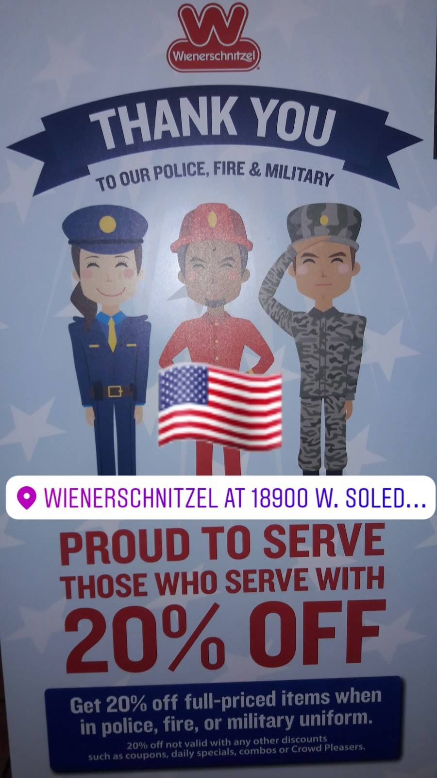 Wienerschnitzel | restaurant | 18900 Soledad Canyon Rd, Santa Clarita, CA 91350, USA | 6612527921 OR +1 661-252-7921