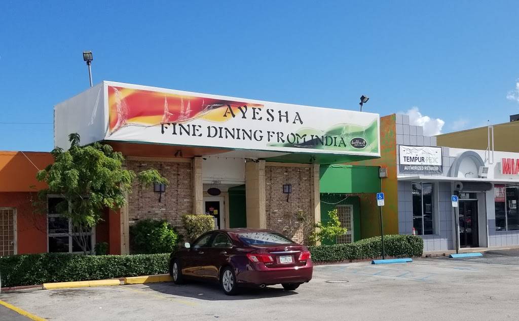 Ayesha Indian Fine Dining - Palmetto Bay | meal takeaway | 14151 S Dixie Hwy, Miami, FL 33176, USA | 7867324480 OR +1 786-732-4480