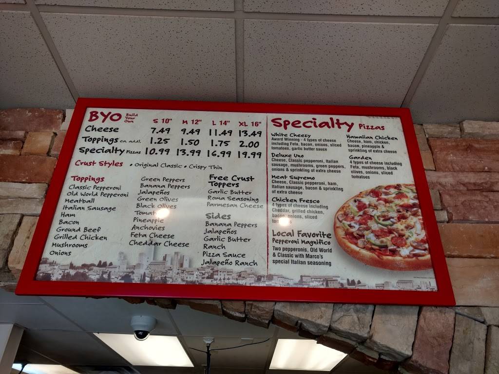 Marcos Pizza | meal delivery | 3612 Blue Rock Rd, Cincinnati, OH 45247, USA | 5132452111 OR +1 513-245-2111