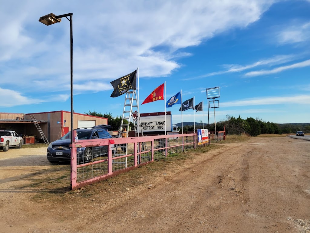 Whiskey Tango Foxtrot BBQ | restaurant | 4951 FM1283, Pipe Creek, TX 78063, USA | 8308500944 OR +1 830-850-0944