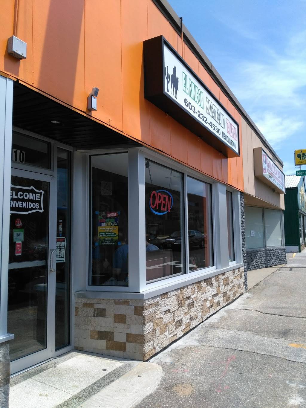 El Rincon Zacatecano Taqueria | restaurant | 10 Lake Ave, Manchester, NH 03103, USA | 6032324530 OR +1 603-232-4530