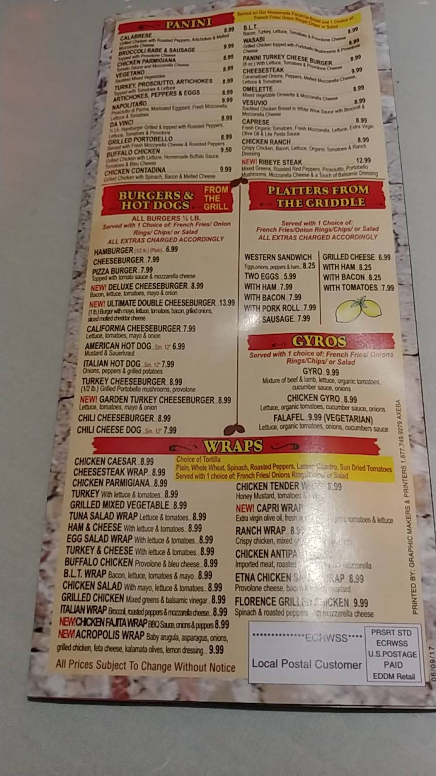 Limoncellos 2 Italian Grill Restaurant | meal takeaway | 339 4420, Trenton, NJ 08619, USA | 6096310132 OR +1 609-631-0132